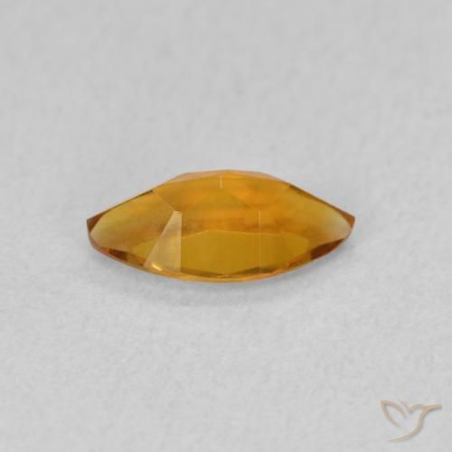 Citrine Gemstone in 8 x 4 mm (calibrated) Size for Sale, Citrine Stone in Orange Brown Color