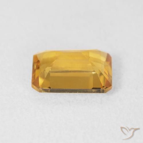 Citrine Gemstone in 8 x 6 mm (calibrated) Size for Sale, Citrine Stone in Orange-Gold Color