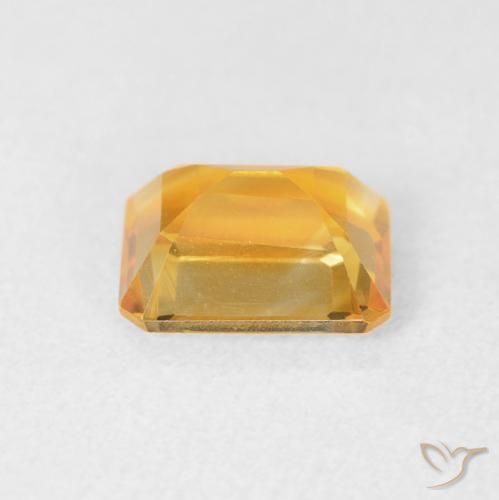 Citrine Gemstone in 8 x 6 mm (calibrated) Size for Sale, Citrine Stone in Orange-Gold Color
