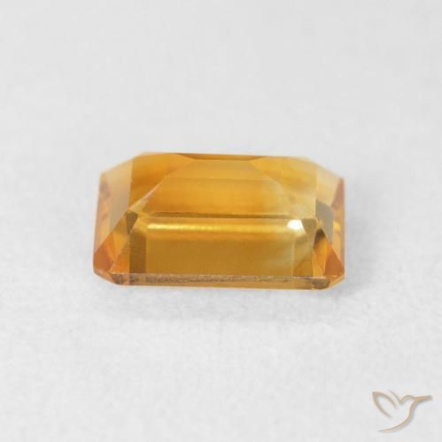 Citrine Gemstone in 8 x 6 mm (calibrated) Size for Sale, Citrine Stone in Golden Orange Color