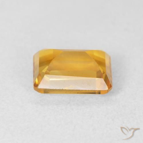 Citrine Gemstone in 8 x 6 mm (calibrated) Size for Sale, Citrine Stone in Medium Golden Color