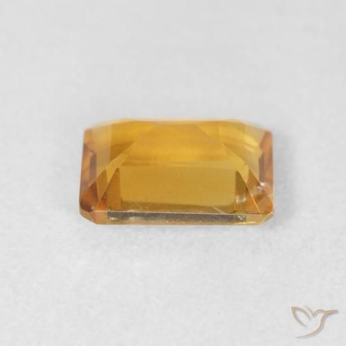 Citrine Gemstone in 8 x 6 mm (calibrated) Size for Sale, Citrine Stone in Deep Golden Orange Color