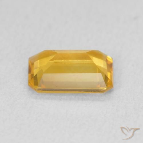 Citrine Gemstone in 8 x 6 mm (calibrated) Size for Sale, Citrine Stone in Medium Golden Color