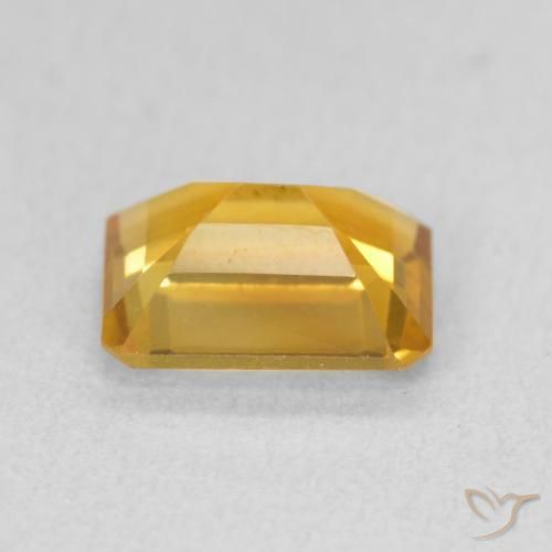Citrine Gemstone in 8 x 6 mm (calibrated) Size for Sale, Citrine Stone in Deep Golden Orange Color