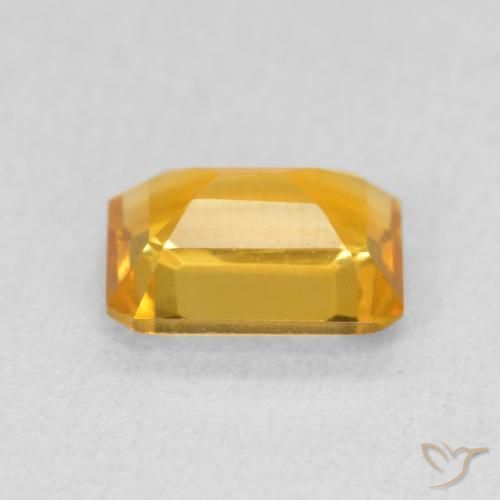 Citrine Gemstone in 8 x 6 mm (calibrated) Size for Sale, Citrine Stone in Golden Orange Color