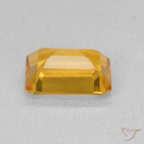 Citrine Gemstone in 8 x 6 mm (calibrated) Size for Sale, Citrine Stone in Deep Golden Orange Color