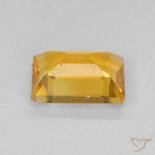 Citrine Gemstone in 8 x 6 mm (calibrated) Size for Sale, Citrine Stone in Medium Golden Color