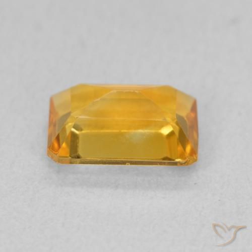 Citrine Gemstone in 8 x 6 mm (calibrated) Size for Sale, Citrine Stone in Medium Golden Color