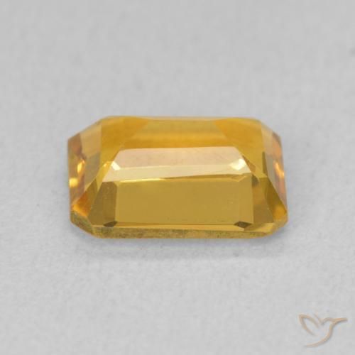 Citrine Gemstone in 8 x 6 mm (calibrated) Size for Sale, Citrine Stone in Deep Golden Orange Color