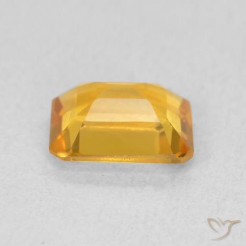 Citrine Gemstone in 8 x 6 mm (calibrated) Size for Sale, Citrine Stone in Medium Golden Color