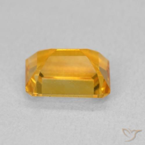 Citrine Gemstone in 8 x 6 mm (calibrated) Size for Sale, Citrine Stone in Deep Orange-Gold Color