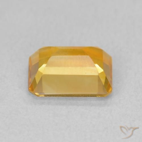 Citrine Gemstone in 8 x 6 mm (calibrated) Size for Sale, Citrine Stone in Medium Golden Color