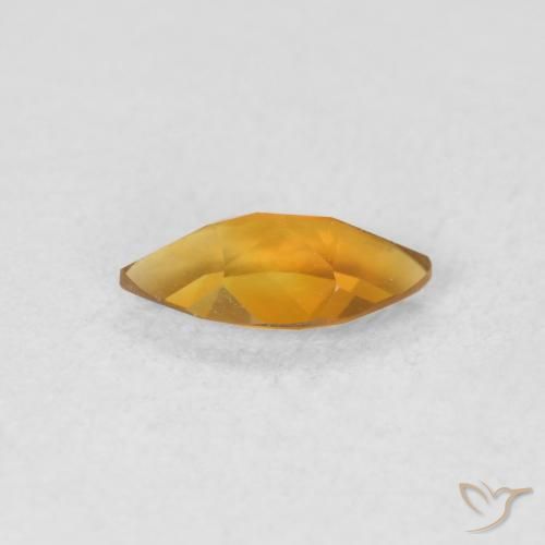 Citrine Gemstone in 8 x 4 mm (calibrated) Size for Sale, Citrine Stone in Orange-Gold Color