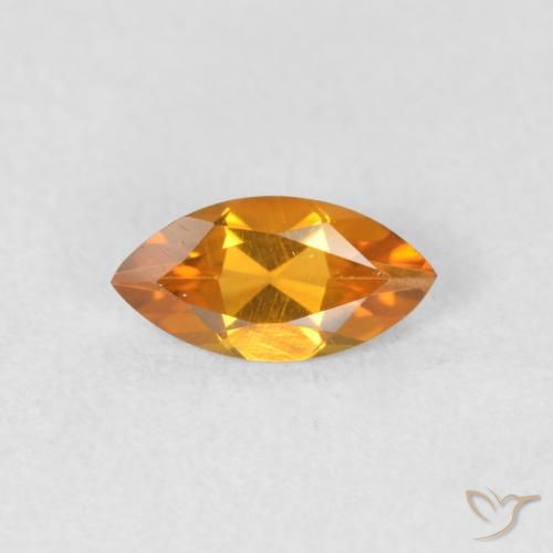 0.48ct Natural Gold Citrine, Marquise, VVS-VS