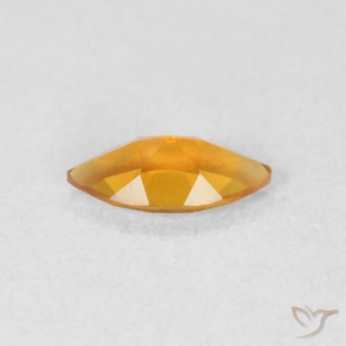 Citrine Gemstone in 8 x 4 mm (calibrated) Size for Sale, Citrine Stone in Gold Color