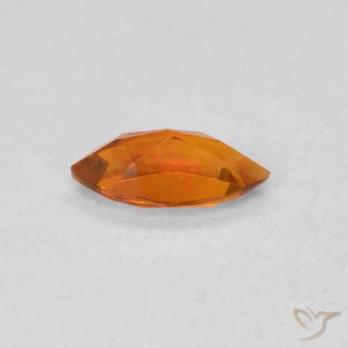 Citrine Gemstone in 8 x 4 mm (calibrated) Size for Sale, Citrine Stone in Deep Orange Color