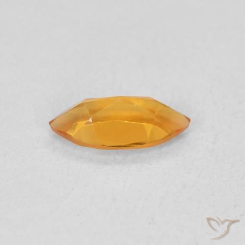 Citrine Gemstone in 8 x 4 mm (calibrated) Size for Sale, Citrine Stone in Intense Orange Color