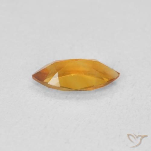Citrine Gemstone in 8 x 4 mm (calibrated) Size for Sale, Citrine Stone in Apricot Orange Color