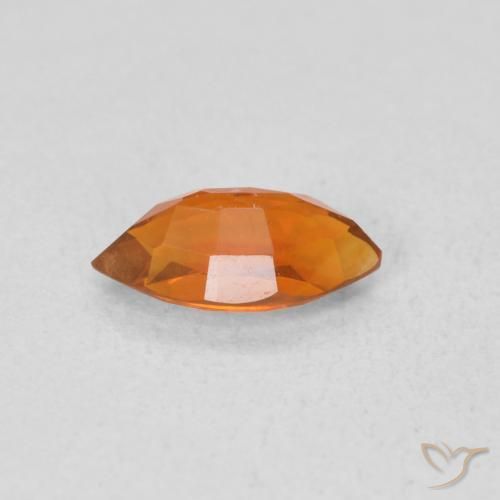 Citrine Gemstone in 8 x 4 mm (calibrated) Size for Sale, Citrine Stone in Dark Orange Color
