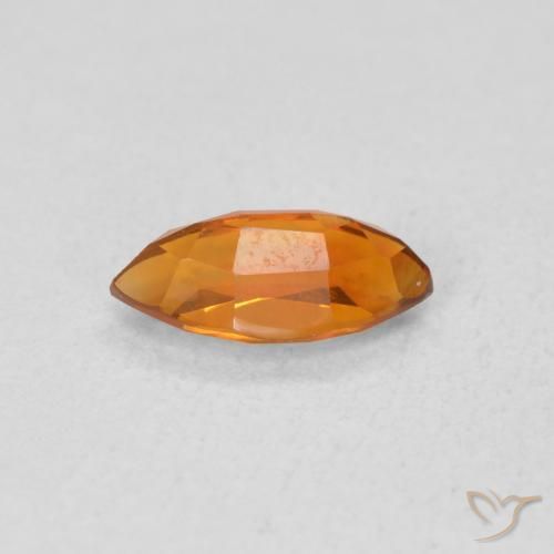 Citrine Gemstone in 8 x 4 mm (calibrated) Size for Sale, Citrine Stone in Deep Orange Color