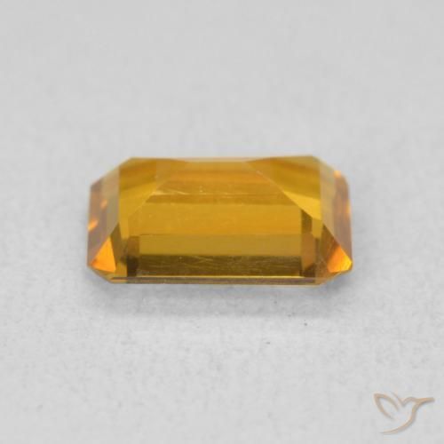Citrine Gemstone in 8 x 6 mm (calibrated) Size for Sale, Citrine Stone in Dark Golden Color