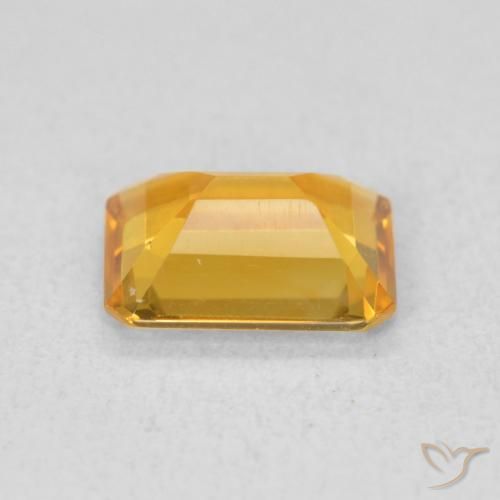Citrine Gemstone in 8 x 6 mm (calibrated) Size for Sale, Citrine Stone in Medium Golden Color