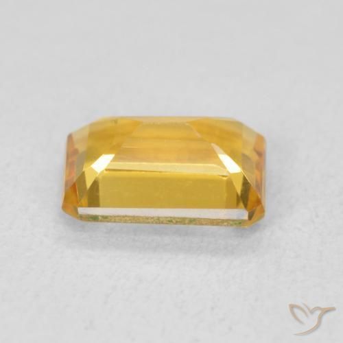 Citrine Gemstone in 8 x 6 mm (calibrated) Size for Sale, Citrine Stone in Deep Golden Orange Color