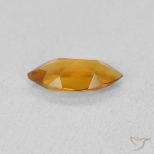 Citrine Gemstone in 8 x 4 mm (calibrated) Size for Sale, Citrine Stone in Medium Orange Color