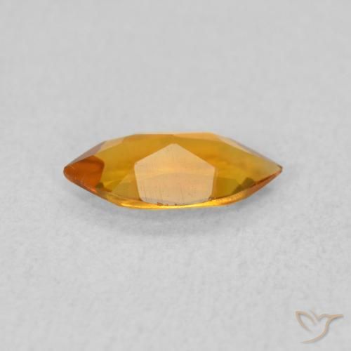 Citrine Gemstone in 8 x 4 mm (calibrated) Size for Sale, Citrine Stone in Medium Orange Color