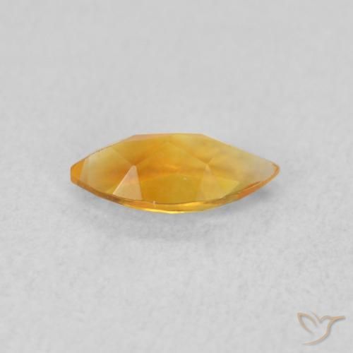 Citrine Gemstone in 7.7 x 4 mm Size for Sale, Citrine Stone in Medium Orange Color