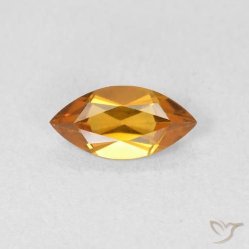 0.48ct Natural Gold Citrine, Marquise, VVS
