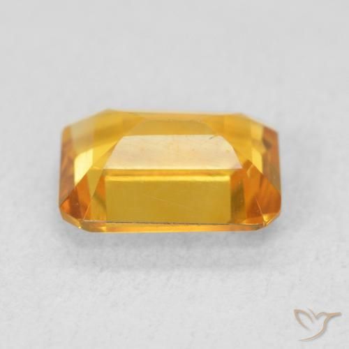 Citrine Gemstone in 8 x 6 mm (calibrated) Size for Sale, Citrine Stone in Golden Orange Color