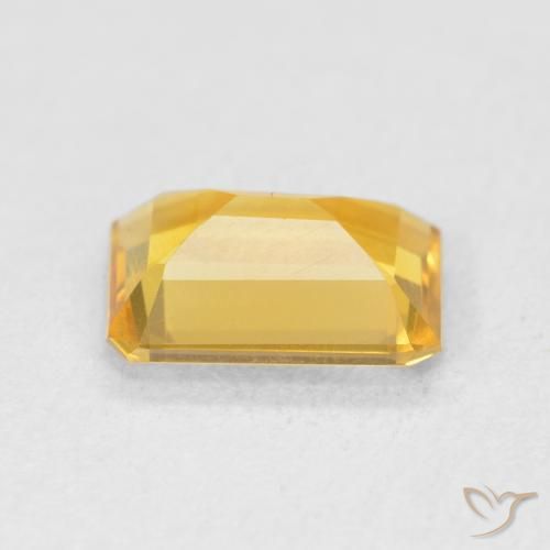 Citrine Gemstone in 8 x 6 mm (calibrated) Size for Sale, Citrine Stone in Bright Gold Color