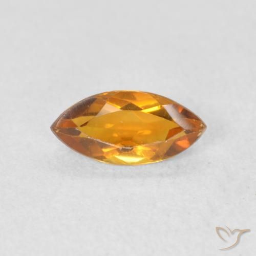 0.46ct Natural Gold Citrine, Marquise, VVS-VS