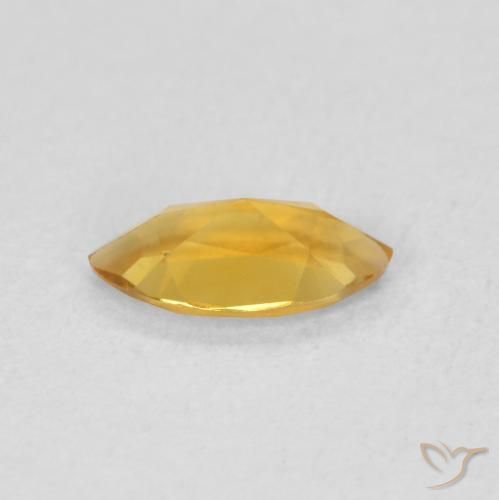 Citrine Gemstone in 8 x 4 mm (calibrated) Size for Sale, Citrine Stone in Dark Golden Color