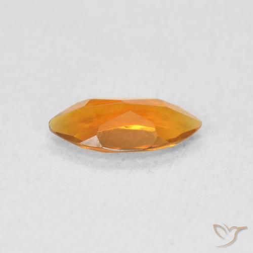 Citrine Gemstone in 8 x 4 mm (calibrated) Size for Sale, Citrine Stone in Medium Orange Color