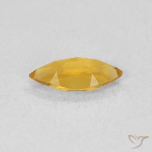 Citrine Gemstone in 8 x 4 mm (calibrated) Size for Sale, Citrine Stone in Dark Golden Color