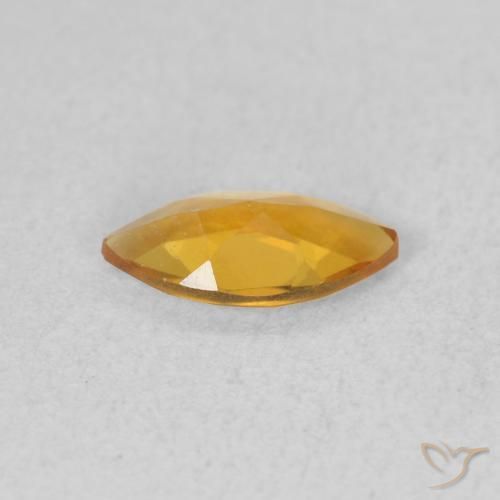 Citrine Gemstone in 7.9 x 4.2 mm Size for Sale, Citrine Stone in Gold Color