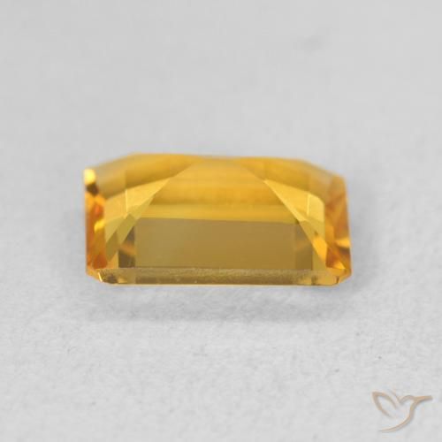 Citrine Gemstone in 8 x 6 mm (calibrated) Size for Sale, Citrine Stone in Medium Golden Color