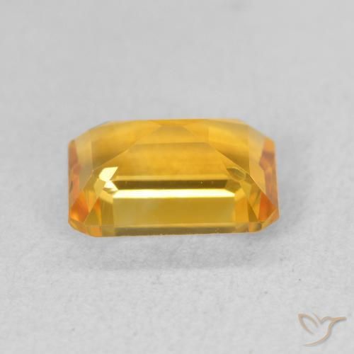 Citrine Gemstone in 8 x 6 mm (calibrated) Size for Sale, Citrine Stone in Golden Orange Color