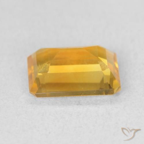 Citrine Gemstone in 8 x 6 mm (calibrated) Size for Sale, Citrine Stone in Golden Orange Color
