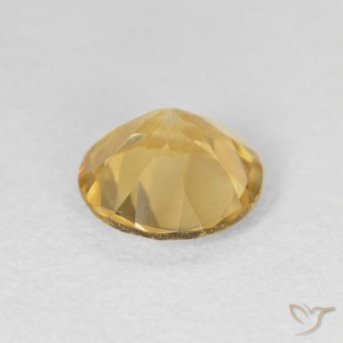 Citrine Gemstone in 8 mm (calibrated) Size for Sale, Citrine Stone in Golden Color