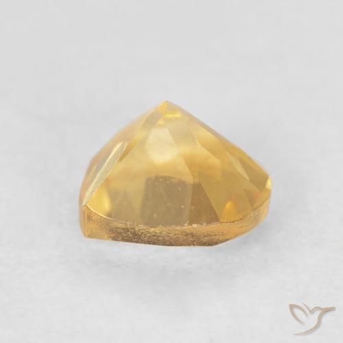 Citrine Gemstone in 6 x 6 mm (calibrated) Size for Sale, Citrine Stone in Gold Color