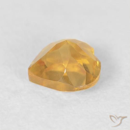Citrine Gemstone in 5 x 5 mm (calibrated) Size for Sale, Citrine Stone in Bright Gold Color