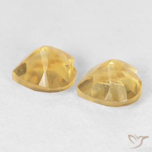 Citrine Gemstones in 5 x 5 mm (calibrated) Size for Sale, Citrine Stones in Deep Gold Color