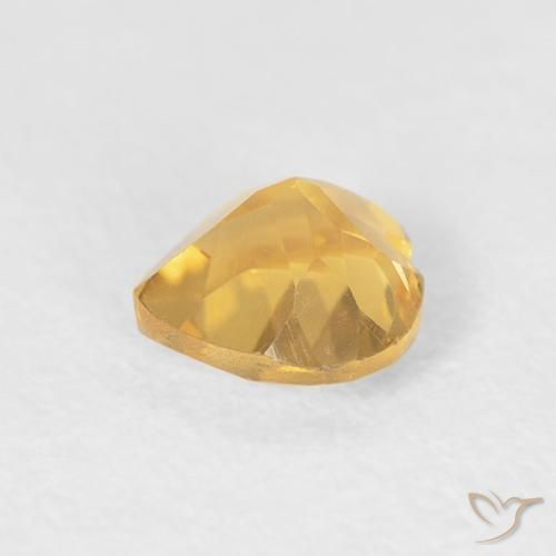 Citrine Gemstone in 5 x 5 mm (calibrated) Size for Sale, Citrine Stone in Bright Gold Color