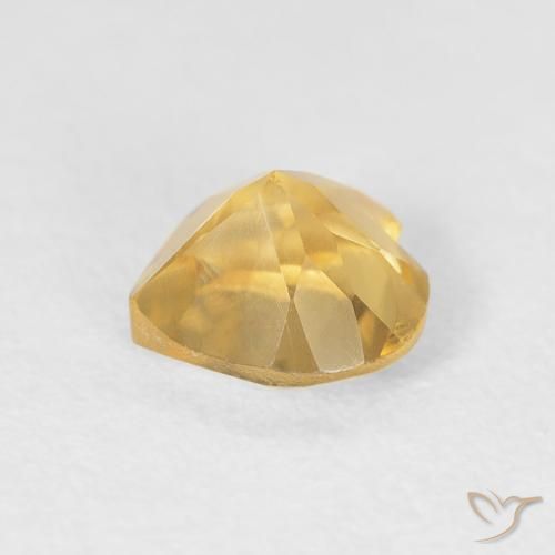 Citrine Gemstone in 6 x 6 mm (calibrated) Size for Sale, Citrine Stone in Medium Gold Color