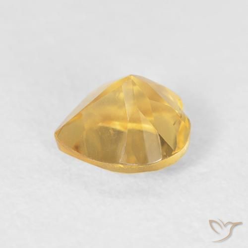 Citrine Gemstone in 5 x 5 mm (calibrated) Size for Sale, Citrine Stone in Bright Gold Color