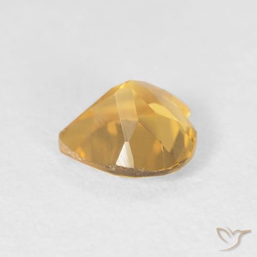 Citrine Gemstone in 6 x 6 mm (calibrated) Size for Sale, Citrine Stone in Bright Gold Color