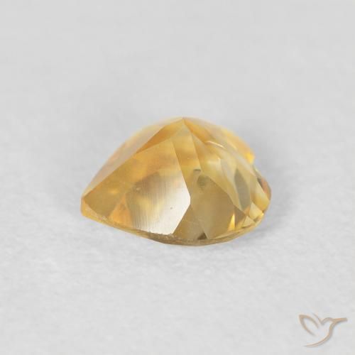 Citrine Gemstone in 6 x 6 mm (calibrated) Size for Sale, Citrine Stone in Medium Golden Color